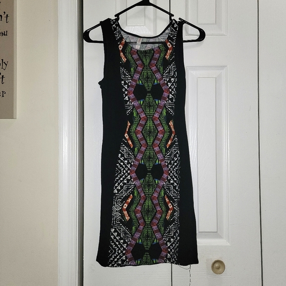 Printed sleeveless dress - Picture 1 of 2